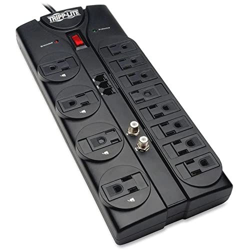 Tripp Lite TLP1208TELTV Protect It! 12-Outlet Surge Protector