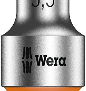 Wera Tools 05003883001 Belt 4 Sock Set 1/4" drv 9 Pieces, One Size, Multi