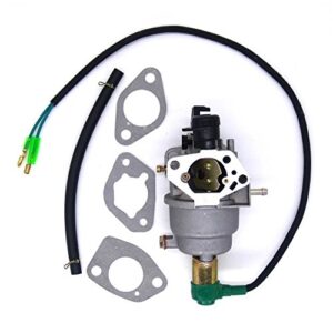 FitBest Carburetor w/Solenoid Fuel Line Filter for Honda GX390 5KW 13HP GX340 11HP Chinese 188F Generator Engine