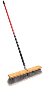 american select tubing pbma18001 multi-surface push broom, 18" w