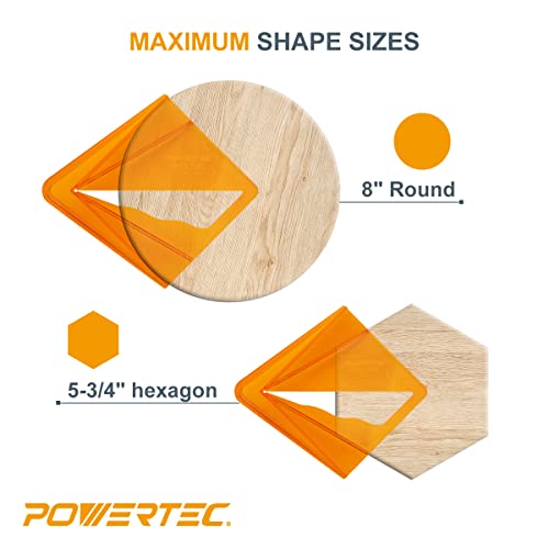 POWERTEC 71080 Plastic Center Finder – Wood Turner Tools Series