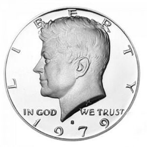1979 s gem proof kennedy half dollar us coin 1/2 us mint proof