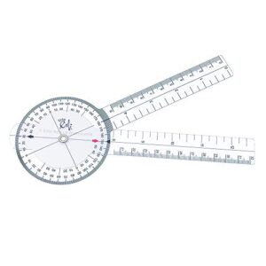 EMI EGM-650 5 Piece Physical Therapy Set - Goniometer 12 inch, 8 inch, 6 inch, Taylor Hammer, & Tape Measure