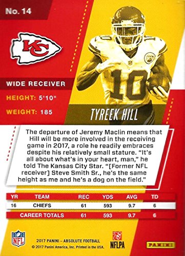 2017 Absolute #14 Tyreek Hill