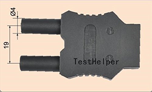 TestHelper TCAD310 Type K Thermocouple Adapter Dual plugs 4mm (0.16-Inch) Banana Use for Digital multimeter Meter