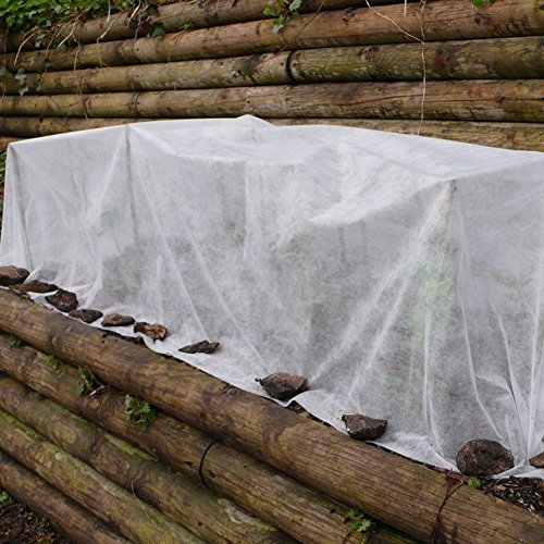 punada Plant Covers Freeze Protection, 8Ft x 24Ft Plant Cover for Winter Frost Cloth Plant Freeze Protection Frost Cover Blanket Row Cover for Vegetables Raised Beds Cold Weather(Frame not Include)