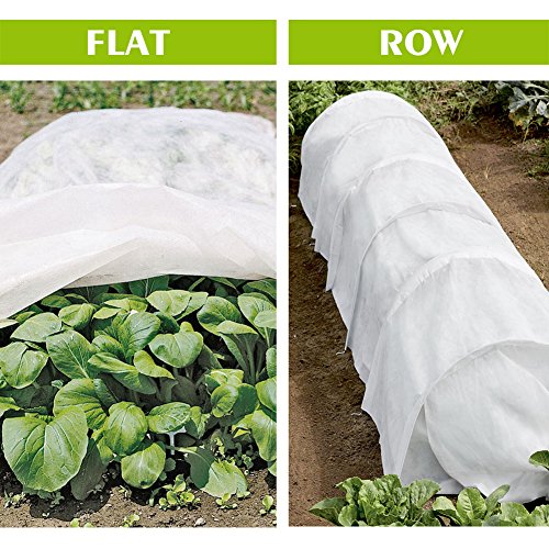 punada Plant Covers Freeze Protection, 8Ft x 24Ft Plant Cover for Winter Frost Cloth Plant Freeze Protection Frost Cover Blanket Row Cover for Vegetables Raised Beds Cold Weather(Frame not Include)