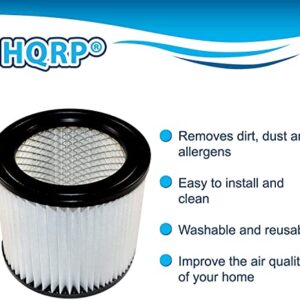 HQRP Cartridge Filter compatible with Shop-vac H87 H87S series H87S450 H87S550A H87S650C H87S600Cr Brute 5 Gallon Wet Dry Vacuum