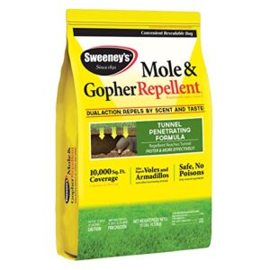 sweeney's s7002-2 mole and gopher pest repellent granule, 10 lb