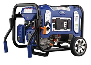 ford 5,250w dual fuel portable generator with switch & go technology and remote start, fg5250pbr