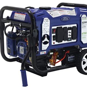 Ford 5,250W Dual Fuel Portable Generator with Switch & Go Technology and Remote Start, FG5250PBR