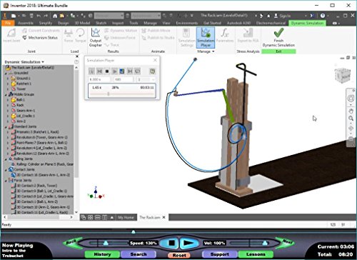 Autodesk Inventor 2017-18: Dynamic Simulation Made Simple – Video Training Course