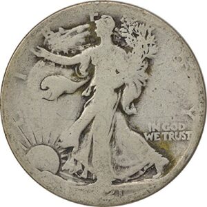 1921-s walking liberty half dollar, ag, uncertified