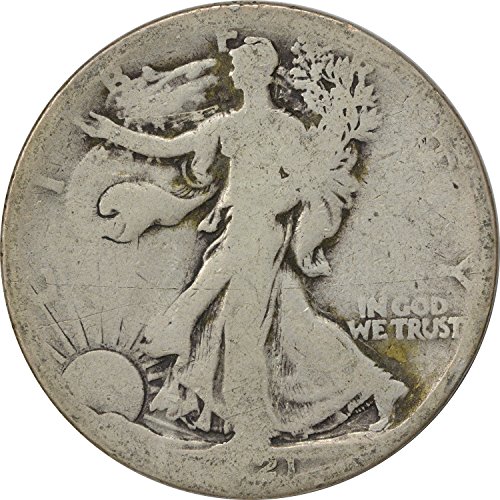 1921-S Walking Liberty Half Dollar, AG, Uncertified