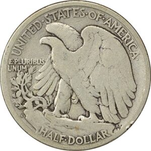 1923-S Walking Liberty Half Dollar, VG, Uncertified
