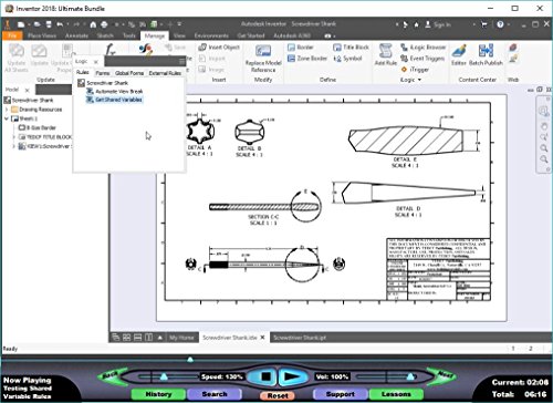 Autodesk Inventor 2017-18: iLogic Made Simple – Video Training Course