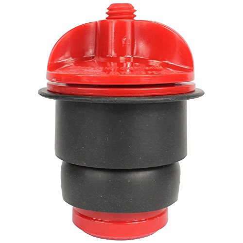 DANCO PlugAll Mechanical Test, Seal & Cleanout Pipe Plug | For Drains & Clean-outs | Fits 1-1/2 inch and 2 inch pipes | DWV Testing (10839),Red