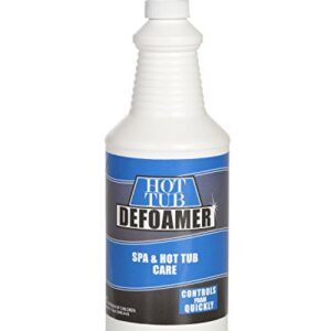 Spa & Hot Tub Defoamer - Quart - Quickly Removes Foam Without The Use of Harsh Chemicals, Eco-Friendly Safe Silicone Emulsion Formula - Concentrate