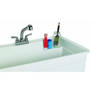 Mustee 28CF Big Utilatub Combo Utility Tub, 24" x 40", White