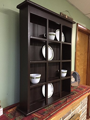 Tea cup and Saucer Plate Rack Espresso