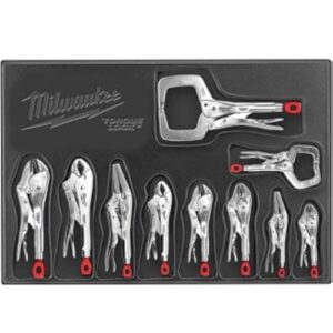 milwaukee (mlw48223690) 10 pc. locking plier auto kit