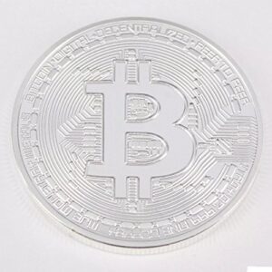 Bitcoin Challenge Coin Deluxe Collector's Set Featuring The Limited Edition Original Commemorative Tokens - 2 Pcs with Random Color and Design