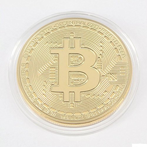 Bitcoin Challenge Coin Deluxe Collector's Set Featuring The Limited Edition Original Commemorative Tokens - 2 Pcs with Random Color and Design