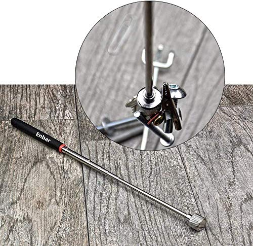 20lbs Magnetic Telescoping Pick Up Tool for Small Metal Tools Extendable Extends from 7 to 30 inches / 185-762mm,Useful for Hard-to-Reach Picking Tool,for Men, DIY Handyman, Father/Dad, Husband.