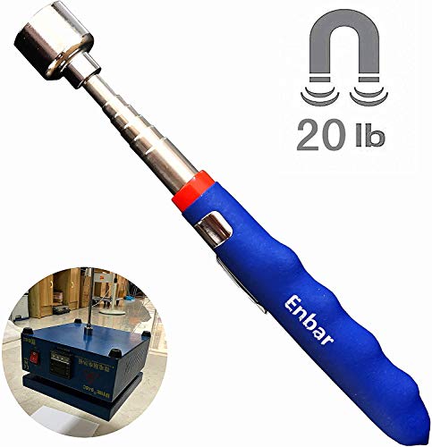 20lbs Magnetic Telescoping Pick Up Tool for Small Metal Tools Extendable Extends from 7 to 30 inches / 185-762mm,Useful for Hard-to-Reach Picking Tool,for Men, DIY Handyman, Father/Dad, Husband.