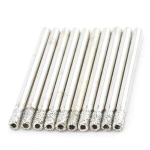 JINGLING 2.5mm 3/32" inch Diamond Small Drill Bit Hole Saw Masonry Tools for Glass Tile Stone Pack of 20Pcs