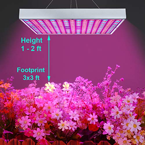 Osunby LED Grow Light 75W UV IR Growing Lamp for Indoor Hydroponic Plants
