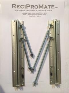 ReciProMate - Reciprocating Saw Guide For Cutting 6 x 6 Fence and Deck Posts