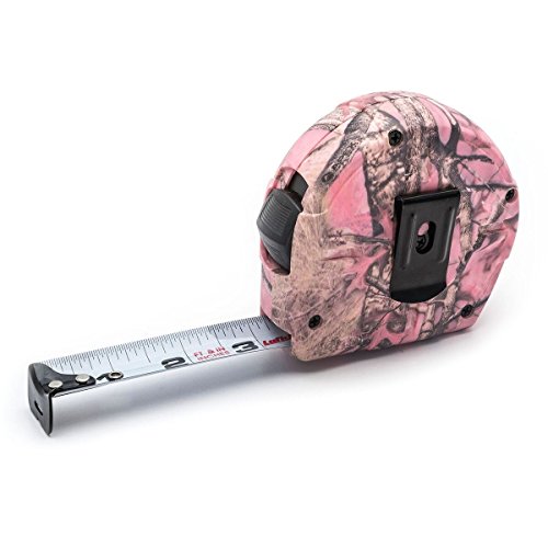 Lufkin Crescent Tape, Power, 1"x25', Pink Camo 600 - L625PCBK4