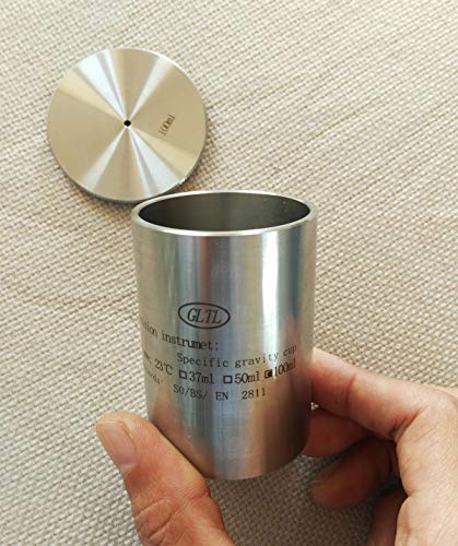 GLTL Optional Paint Density Specific Gravity Cups Stainless Steel (100ml)