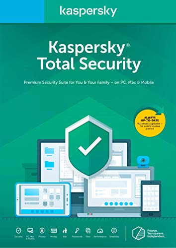 Kaspersky Total Security 2018 | 3 Device | 1 Year [Key Code]