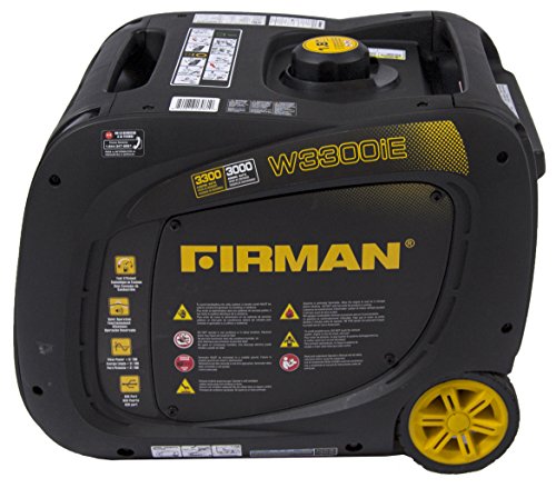 Firman W03081 3300/3000 Watt Recoil Start Gas Portable Generator cETL and CARB Certified