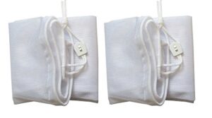 atie poolsupplytown 16" width x 24" length fine mesh leaf bag with pull-n-lock cord for pool leaf vacuum/leaf eater/leaf catcher/leaf gulper/leaf bagger/leaf master - (2-pack)