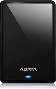 adata ahv620s-1tu3-cbk 1tb hv620s slim external hard drive 2.5 usb 3.1 11.5mm thick black - (storage > external hard drives)