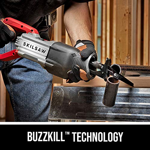 SKIL 13 Amp Corded Reciprocating Saw with Buzzkill Technology - SPT44A-00