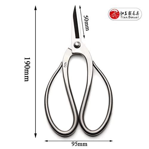 Bonsai Scissors Professional Grade Bonsai Shears Alloy Steel Bonsai Tools Equip With Tool Bag (MT-RBS-190)