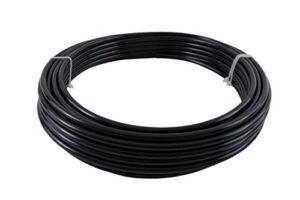 mytee products 5/8" od x 50' black sae j844 nylon air brake tubing dot approved | pneumatic nylon air line hose for air brake system