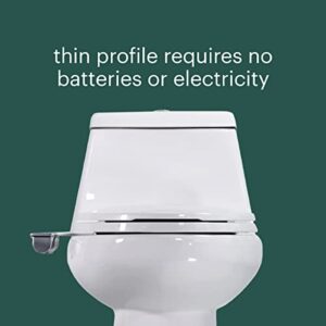 Brondell Bidet - Thinline SimpleSpa SS-150 Fresh Water Spray Non-Electric Bidet Toilet Attachment in White with Self Cleaning Nozzle