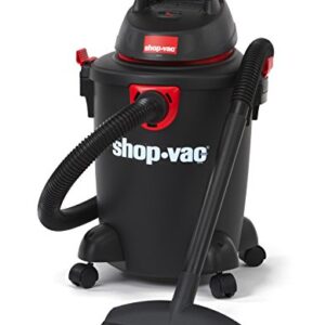 Shop-Vac 5985000 6 gallon 3.0 Peak HP Classic Wet Dry Vacuum, Black/Red