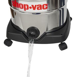 Shop-Vac 5989500 12 gallon 5.5 Peak HP Stainless Wet Dry Vacuum, Black