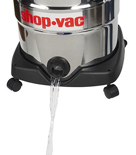 Shop-Vac 5989500 12 gallon 5.5 Peak HP Stainless Wet Dry Vacuum, Black