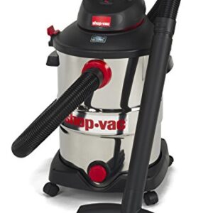 Shop-Vac 5989500 12 gallon 5.5 Peak HP Stainless Wet Dry Vacuum, Black