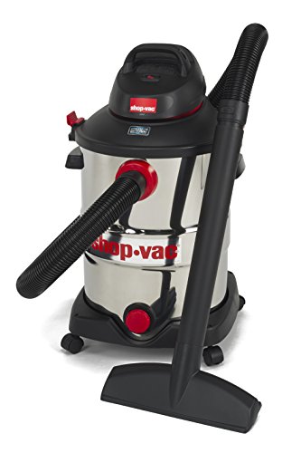 Shop-Vac 5989500 12 gallon 5.5 Peak HP Stainless Wet Dry Vacuum, Black