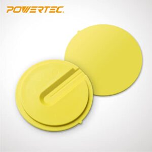 POWERTEC 71086 Zero Clearance Table Saw Insert for Delta Bandsaw Models – 5 Pack, 2-1/2" Outer Dia. x 2-3/16" Inner Dia.