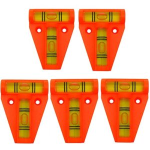 5x rv t level, cross check bubble level for rv, tripods, machines, furniture, trailers (red)