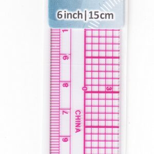 Westcott B-55, 6"/15cm 10ths/Metric Beveled Ruler. (3 pack)